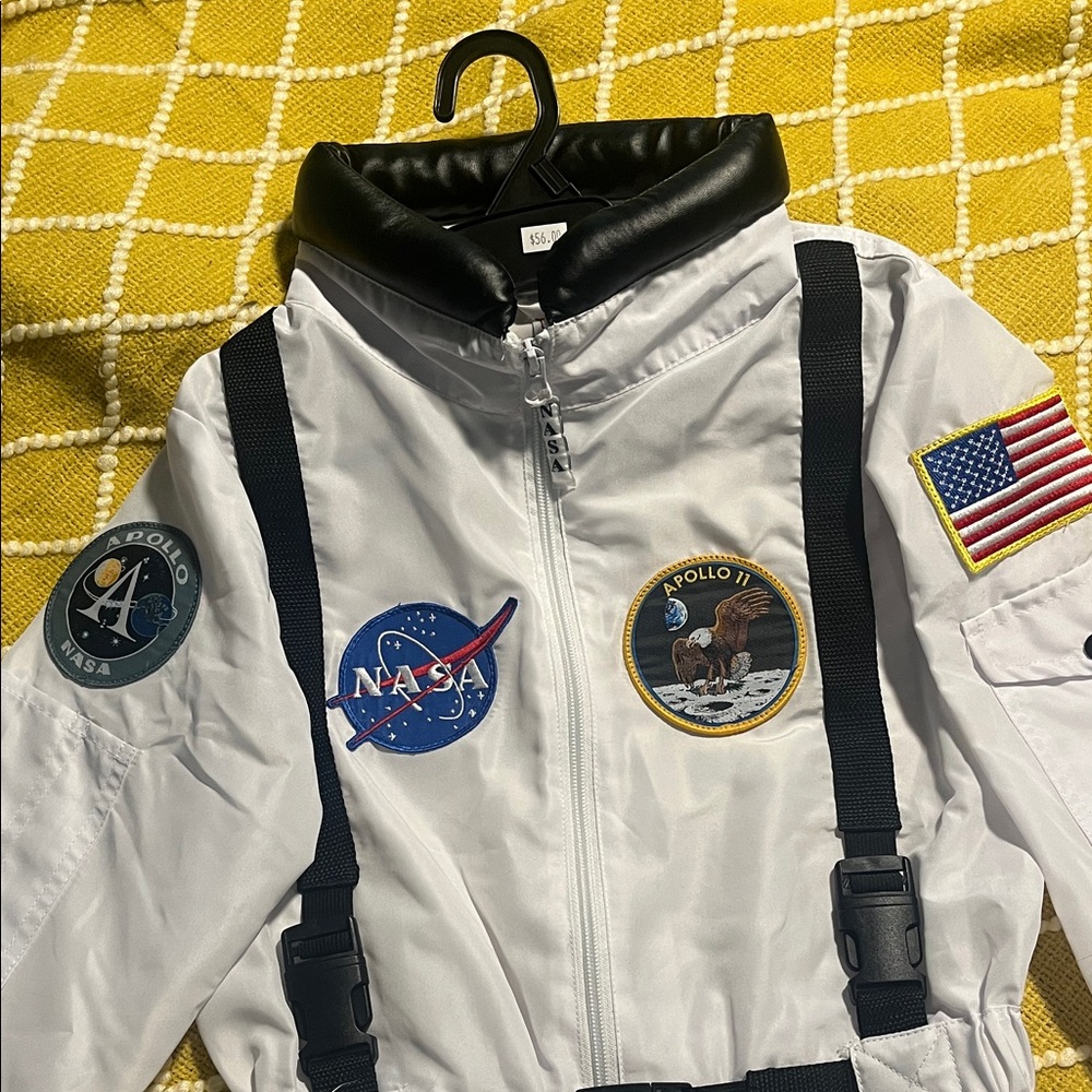 Kids NASA White Astronaut Costume